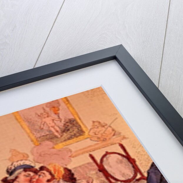 Caricature satirising the relationship of Charles James Fox and Elizabeth Armistead by English School