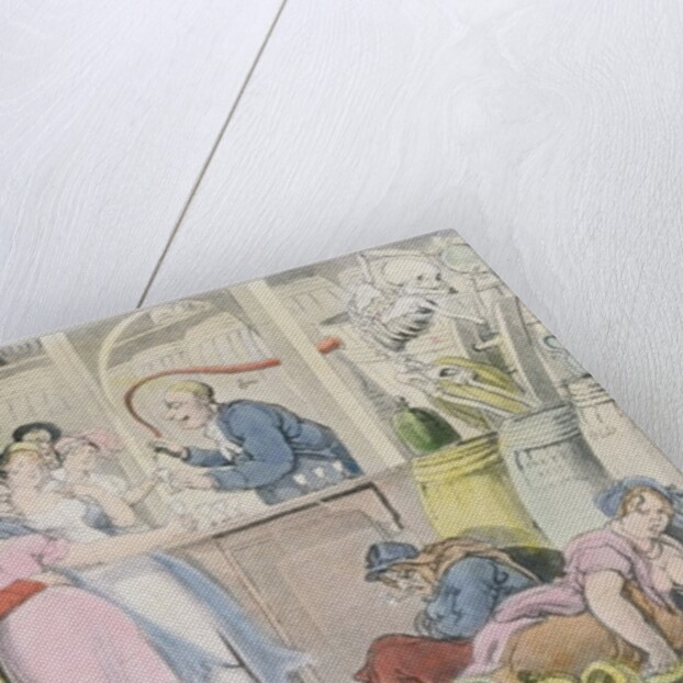 Illustration from 'The English Dance of Death' by William Combe, 1815 by Thomas Rowlandson