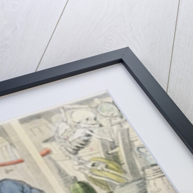 Illustration from 'The English Dance of Death' by William Combe, 1815 by Thomas Rowlandson