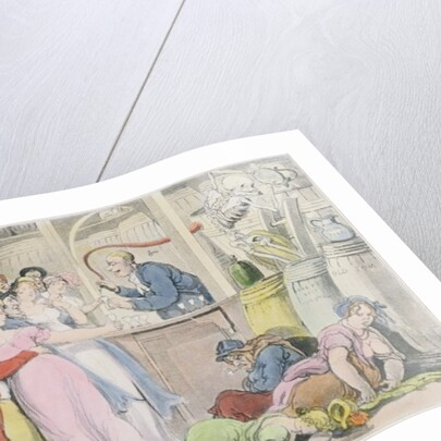 Illustration from 'The English Dance of Death' by William Combe, 1815 by Thomas Rowlandson