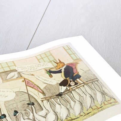 The Re-Electing of Reynard, or Fox the Pride of the Geese, 1783 by English School