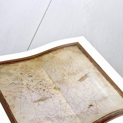 Map of the Eastern Mediterranean by Grazioso Benincasa