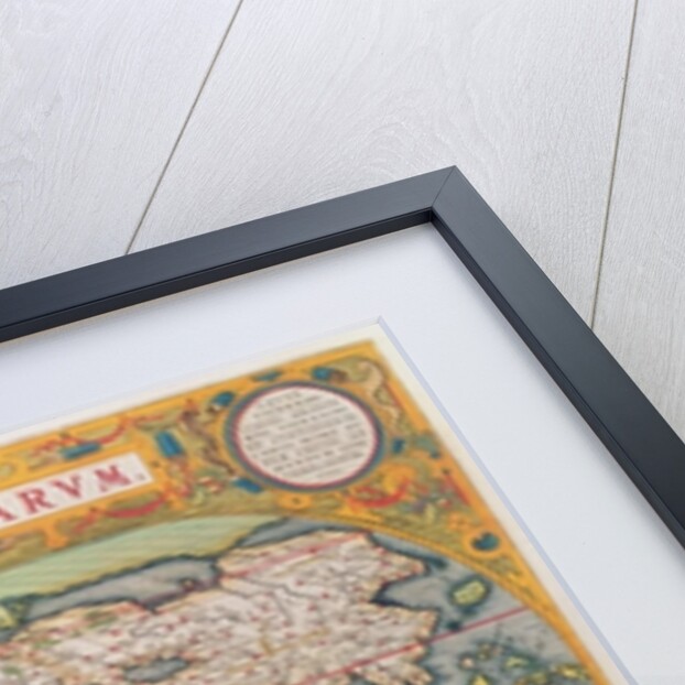 Typus Orbis Terrarum, map of the world, from Ortelius's 'Theatrum Orbis Terrarum', Antwerp, 1570 by Abraham Ortelius