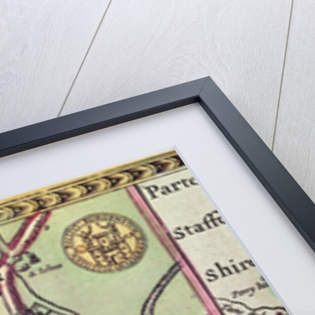 Detail of Warwick by John Speed