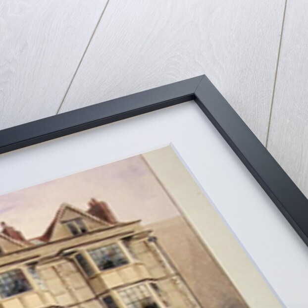 An old House called the Half Moon Tavern, on the West side of Aldersgate Street, 1852 by Thomas Hosmer Shepherd