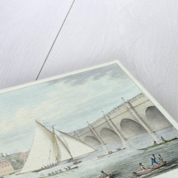 View of Westminster and the Bridge, with a Sailing Match, 1830 by English School