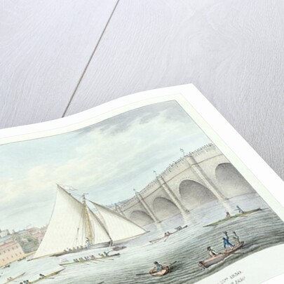 View of Westminster and the Bridge, with a Sailing Match, 1830 by English School