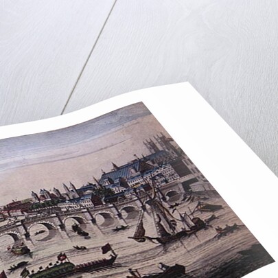 Westminster Bridge, looking westward. by John Boydell