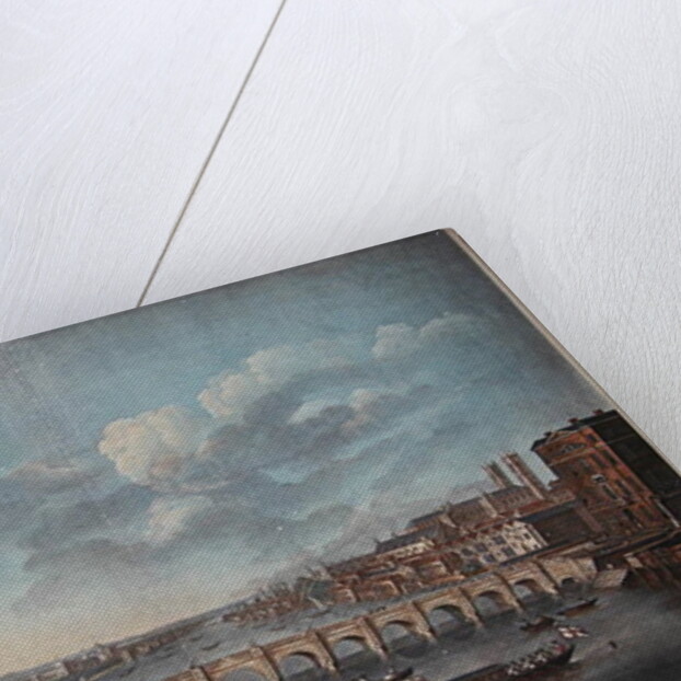 Vue du Pont de Westminster, looking westward by French School