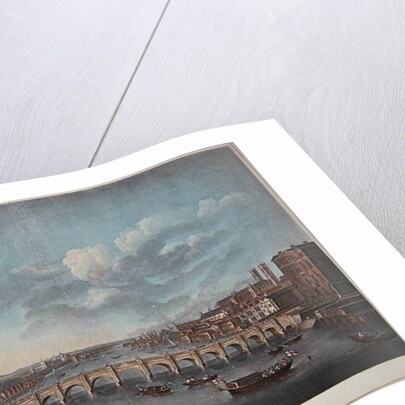 Vue du Pont de Westminster, looking westward by French School