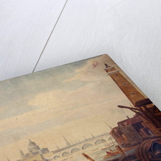 View of the Temple, St. Paul's, and Blackfriars Bridge, from Maltby's Shot Manufactory, 1760 by English School