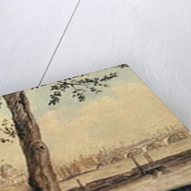 View of Blackfriars Bridge, from York Terrace, 1786 by English School