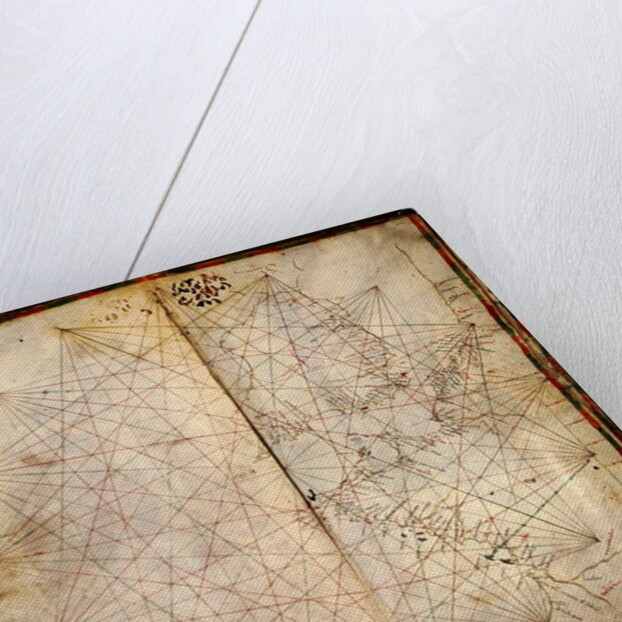 Map of the French Atlantic Coast and of England by Grazioso Benincasa