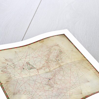 Map of the Adriatic Sea by Grazioso Benincasa