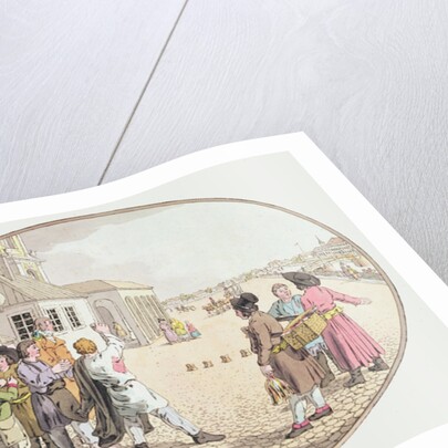 Russian Village Scene, early 19th century by John Augustus Atkinson