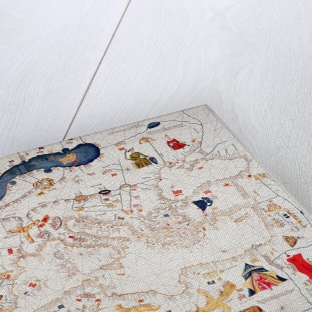 Copy of Catalan Map of Europe, North Africa and the Middle East by Abraham Cresques