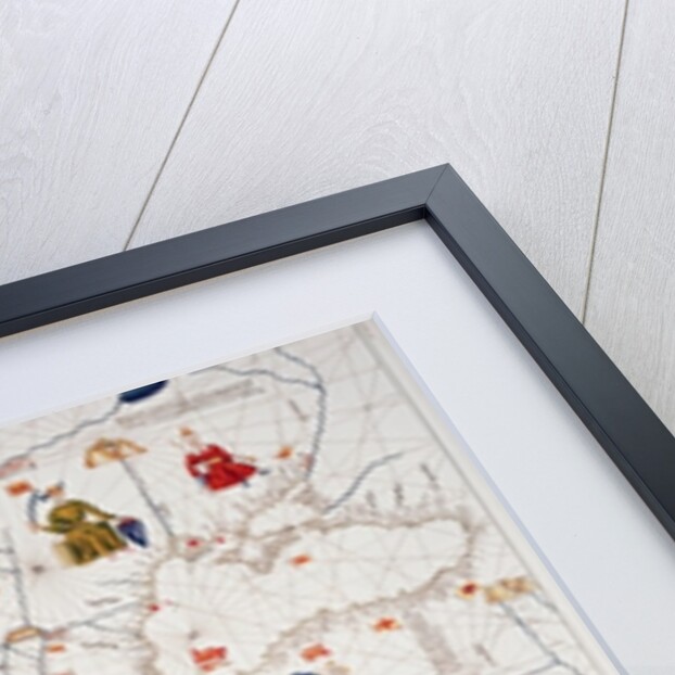 Copy of Catalan Map of Europe, North Africa and the Middle East by Abraham Cresques