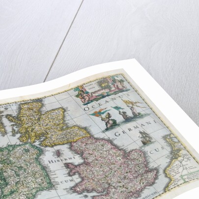 Map of Britain, 1631 by English School