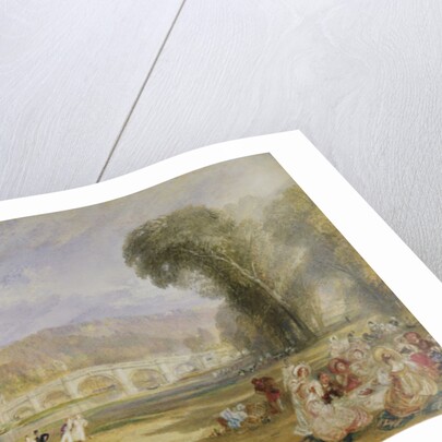 Richmond Hill and Bridge, Surrey, c.1828-9 by Joseph Mallord William Turner