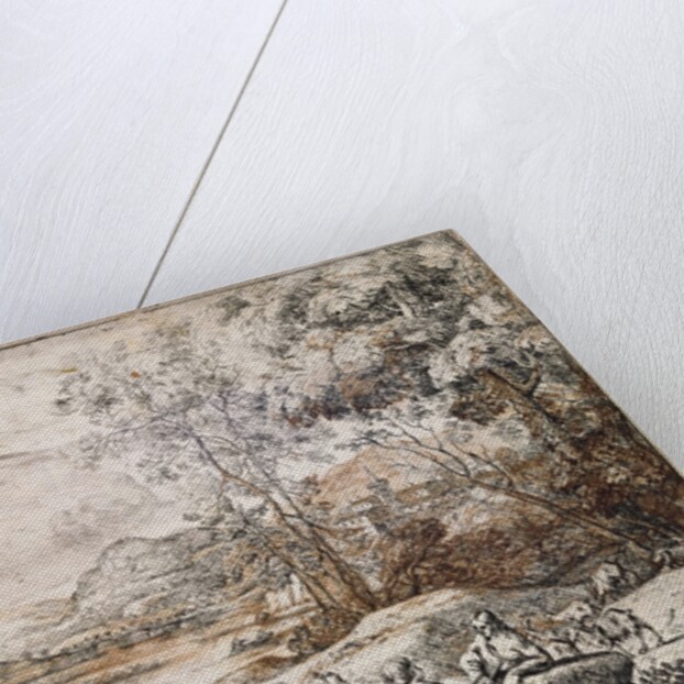 A Shepherd and Shepherdess Conversing by Claude Lorrain