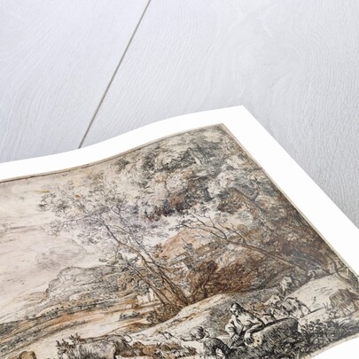 A Shepherd and Shepherdess Conversing by Claude Lorrain