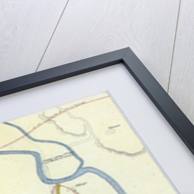 Plan of Lucknow showing Operations in 1857-58, pub. by William Mackenzie, c.1860 by English School