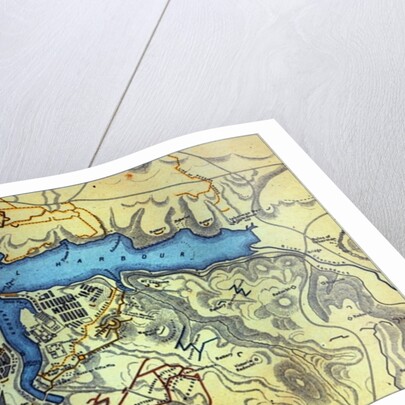 Plan of the Siege of Sebastopol 1854-55 by English School