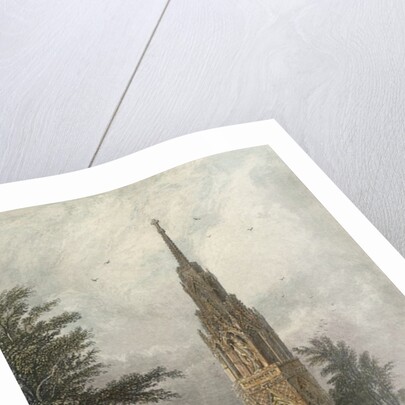 Waltham Cross, c.1820 by W.B (after) Clarke