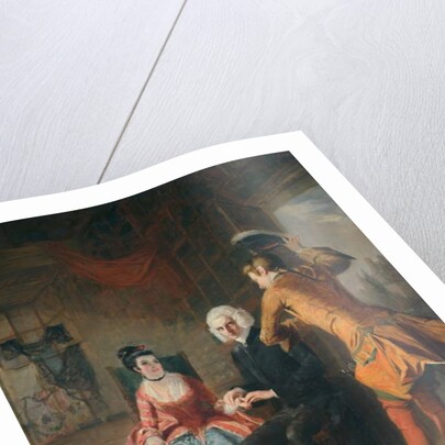 Scene in the Paris shop from A Sentimental Journey, 1841 by William Powell Frith