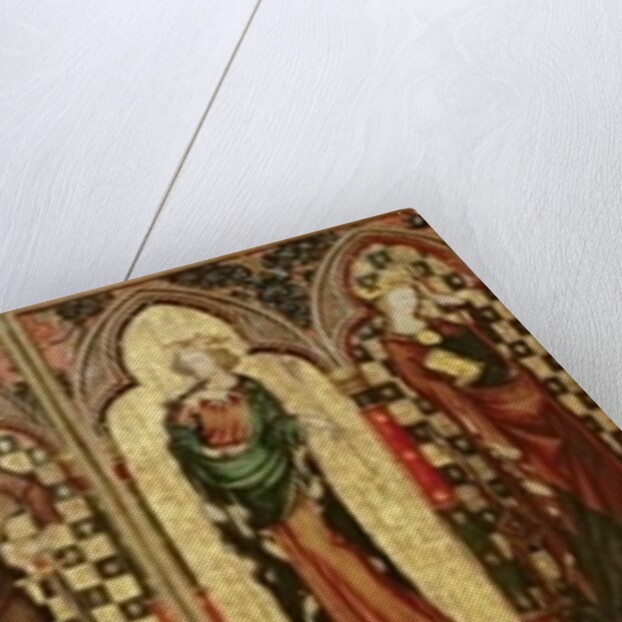 Retable depicting the Crucifixion with Eight Saints, c.1300 by English School