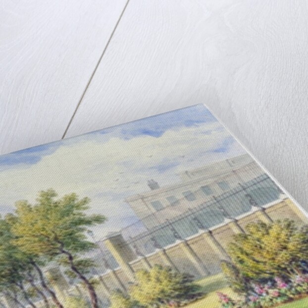 Garden of St. Thomas's Hospital, Southwark, London by Thomas Hosmer Shepherd