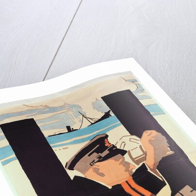 German World War 1 poster, 'U BOOTE HERAUS' by Hans Rudi Erdt