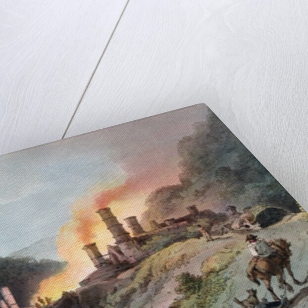 Iron Works, Coalbrookdale by Philippe de Loutherbourg