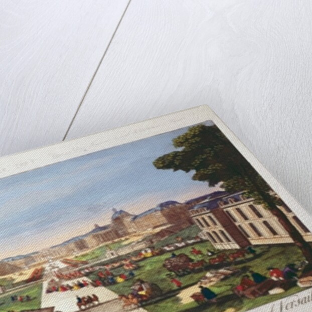 View of the Palace of Versailles, 1794 by Jacques Rigaud