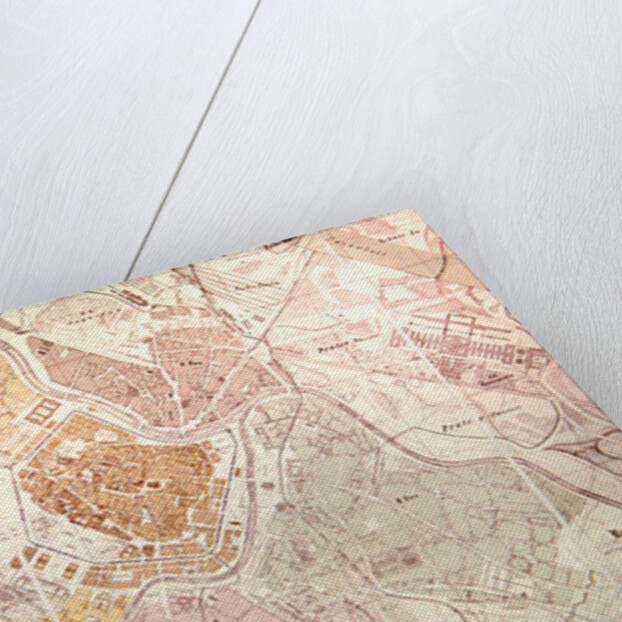 Map of Vienna. by German School