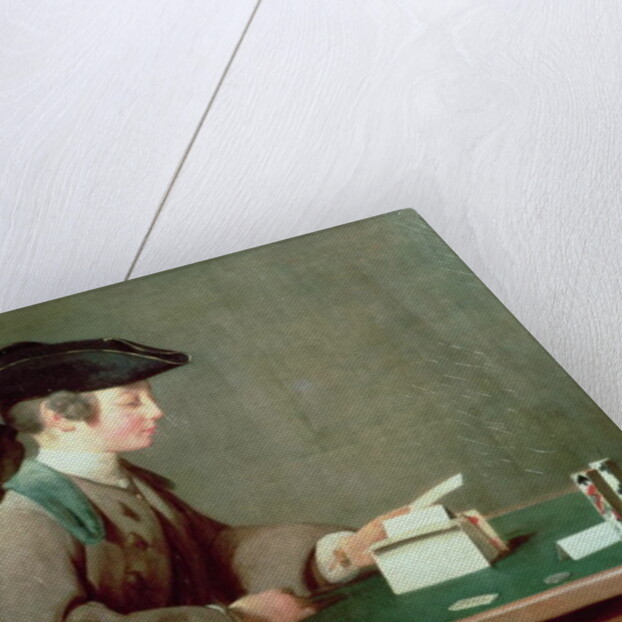 The House of Cards, c.1736-37 by Jean-Baptiste Simeon Chardin