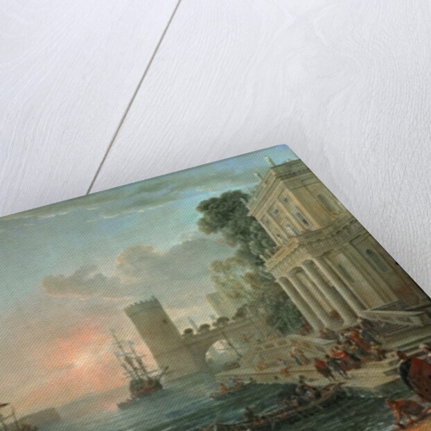 Seaport with the Embarkation of the Queen of Sheba, 1648 by Claude Lorrain