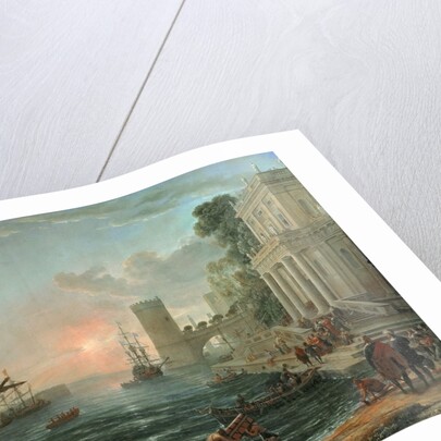 Seaport with the Embarkation of the Queen of Sheba, 1648 by Claude Lorrain