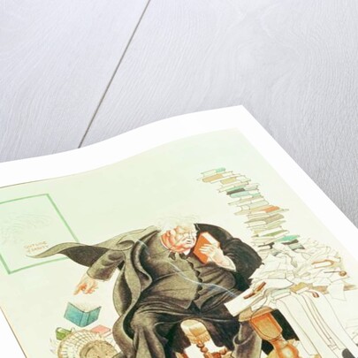 The Outline of Sanity Satirical Cartoon of G.K. Chesterton by Anonymous