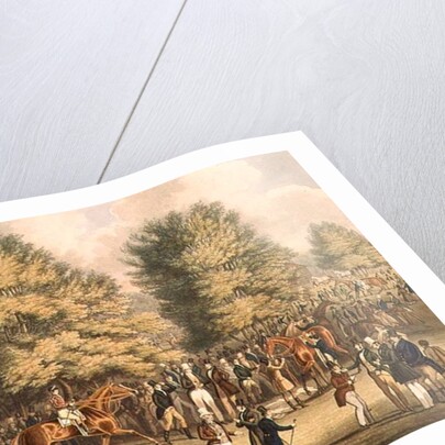 Epsom, Saddling in the Warren by James Pollard