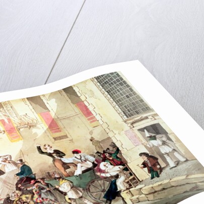 Circus Procession in Italy, 1830 by Richard Buckner