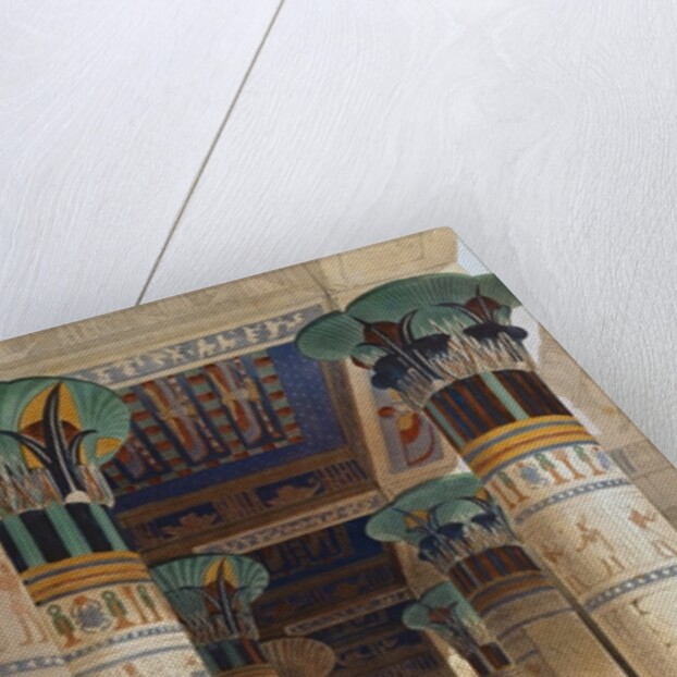 View under the Grand Portico, Philae by David Roberts