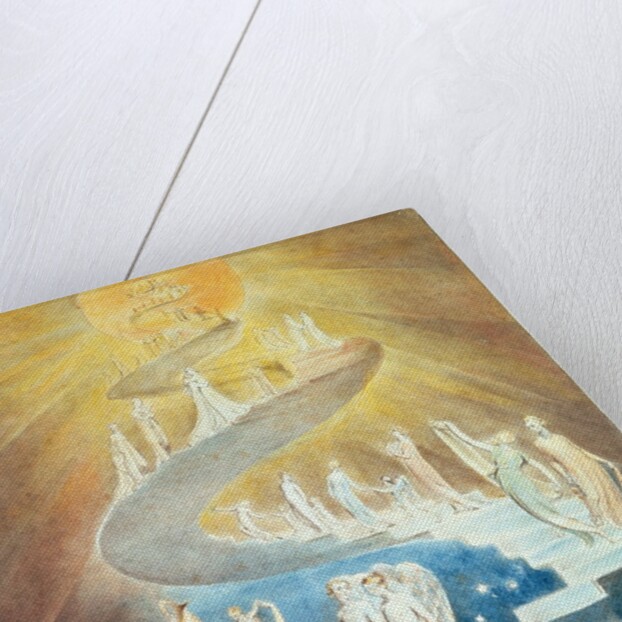 Jacob's Ladder, 1800-03 by William Blake