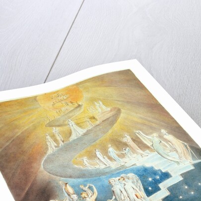 Jacob's Ladder, 1800-03 by William Blake
