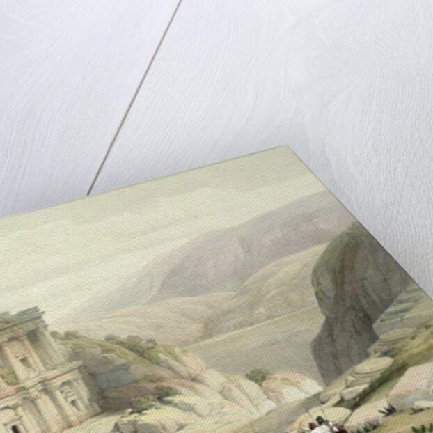 El Deir, Petra, March 8th 1839 by David Roberts