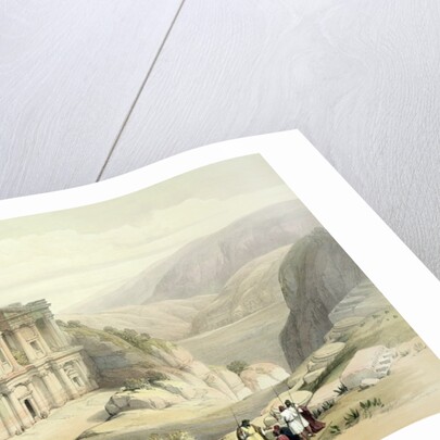 El Deir, Petra, March 8th 1839 by David Roberts
