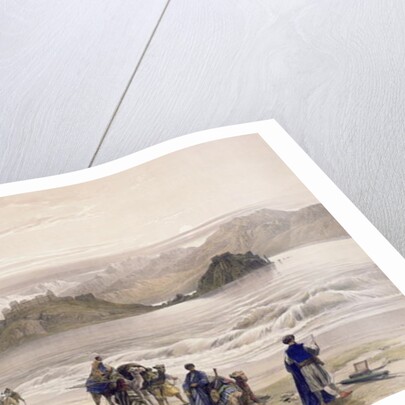 Isle of Graie, Gulf of Akabah, Arabia Petraea, February 27th 1839 by David Roberts