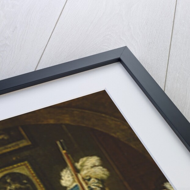 Corporal Cartouch teaching Miss Camp-Love her Manual Exercise, 1778 by John Collet