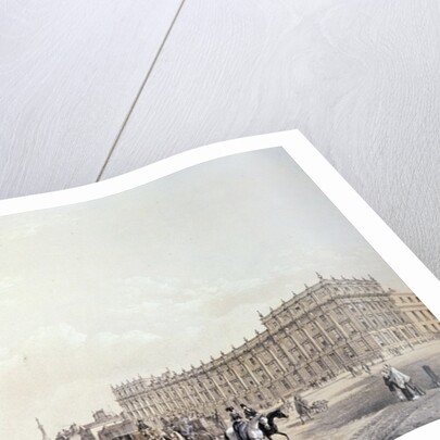 The Treasury, Whitehall, pub. by Lloyd Bros. & Co. 1852 by Edmund Walker