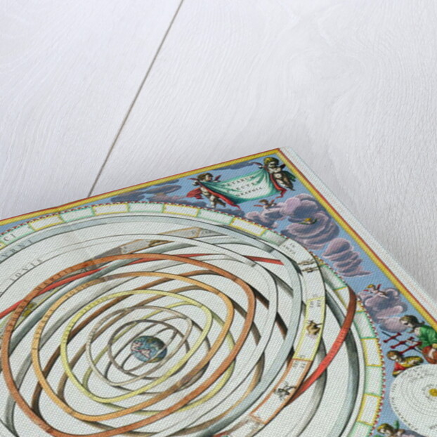 Planetary orbits, 1660-1 by Andreas Cellarius